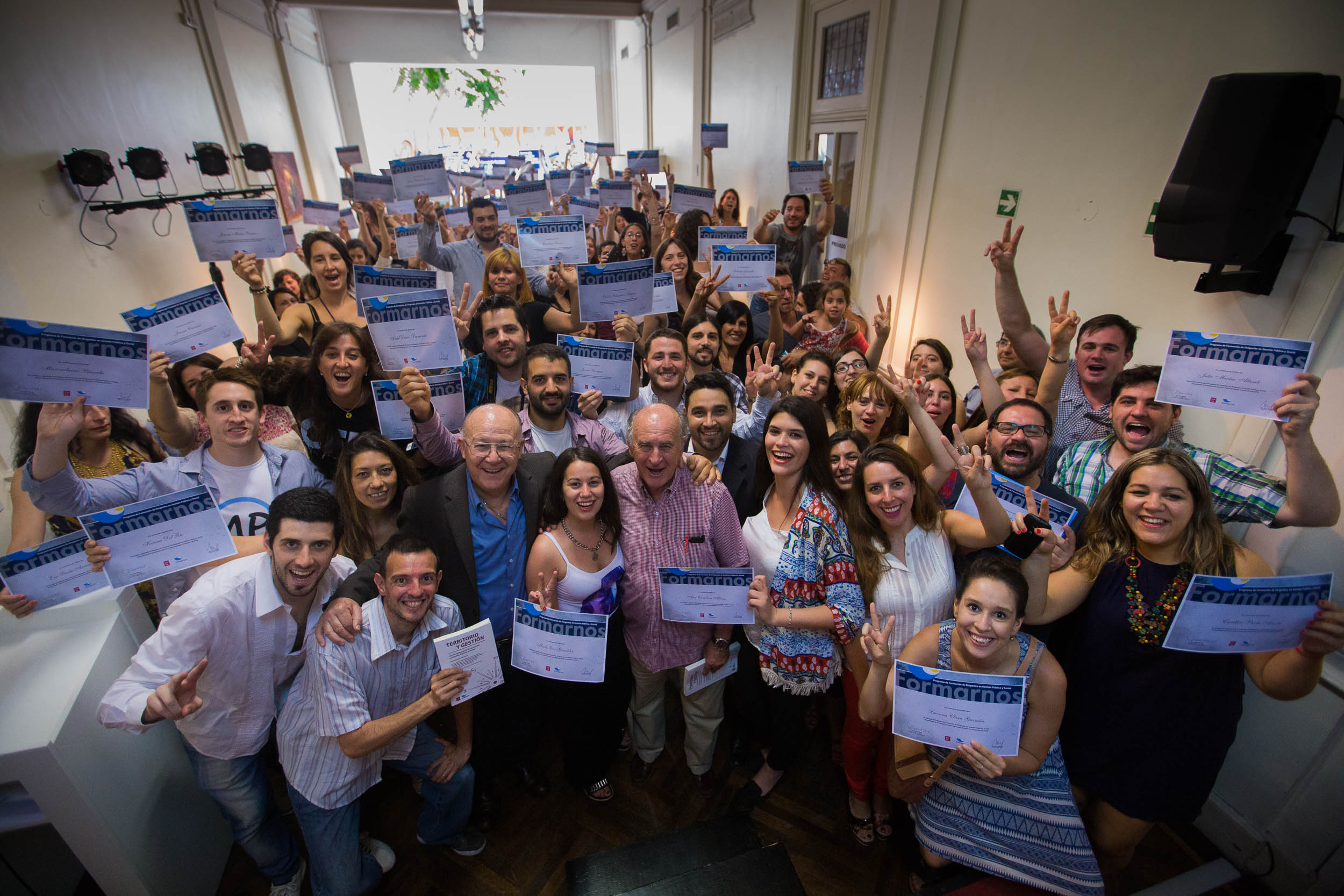 Recibió su diploma la primera camada del curso de Formación Política del Instituto PATRIA y la UNLa
