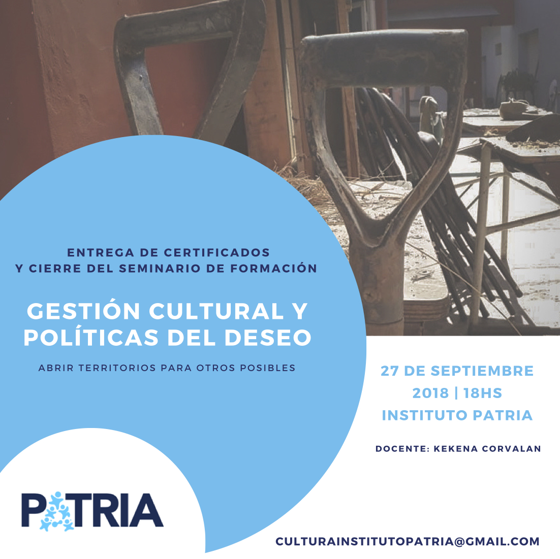 Gestión Cultural y Políticas del Deseo: entrega de diplomas
