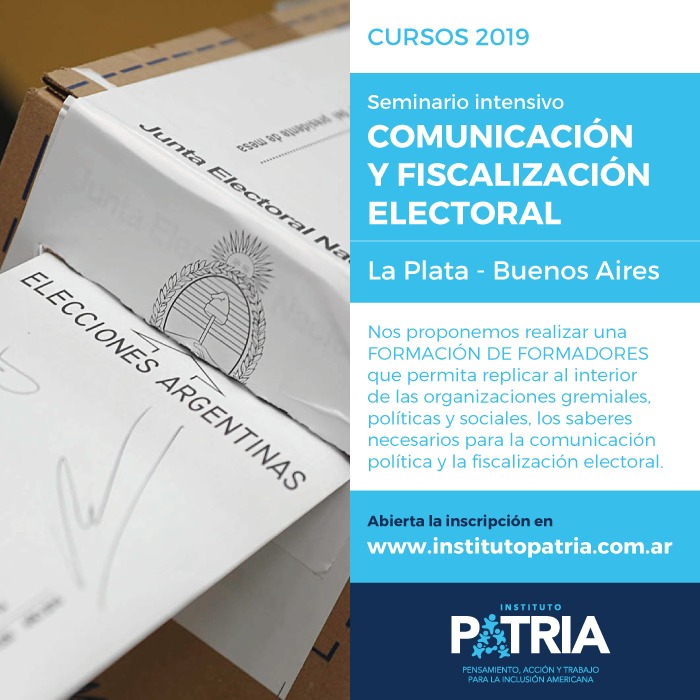 Seminario Intensivo Comunicación y Fiscalización Electoral