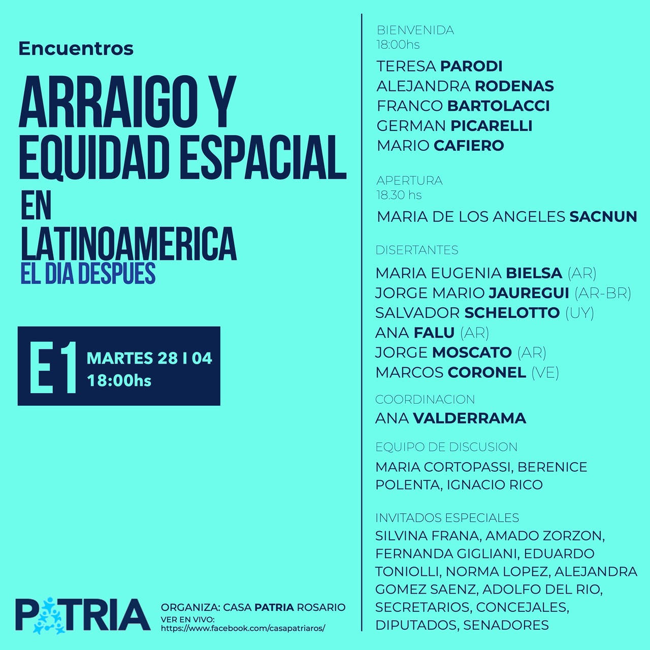 ARRAIGO Y EQUIDAD ESPACIAL EN LATINOAMÉRICA. EL DIA DESPUÉS.