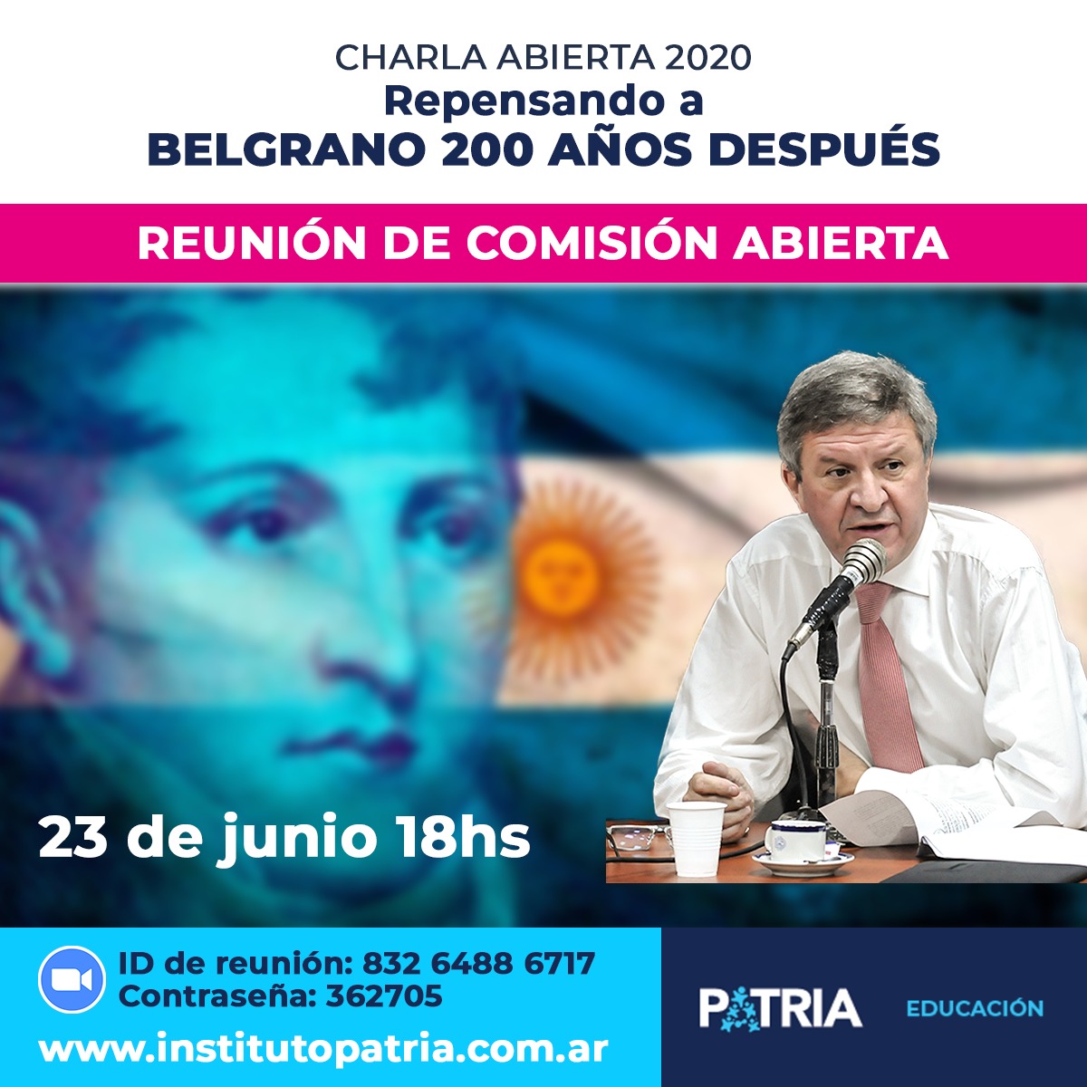 Mario Oporto en charla abierta de la comisión de Educación