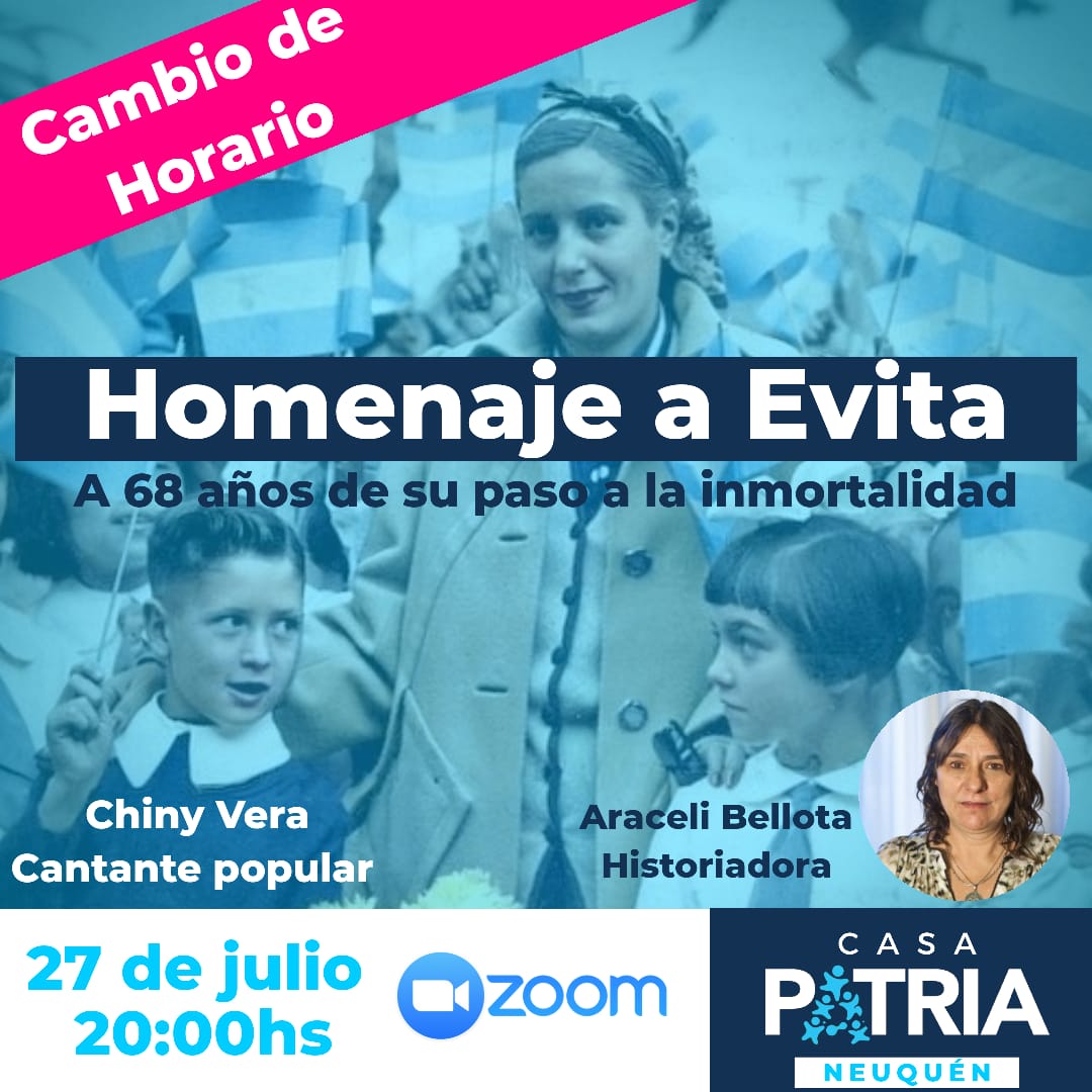 Casa Patria Neuquén homenajea a Evita