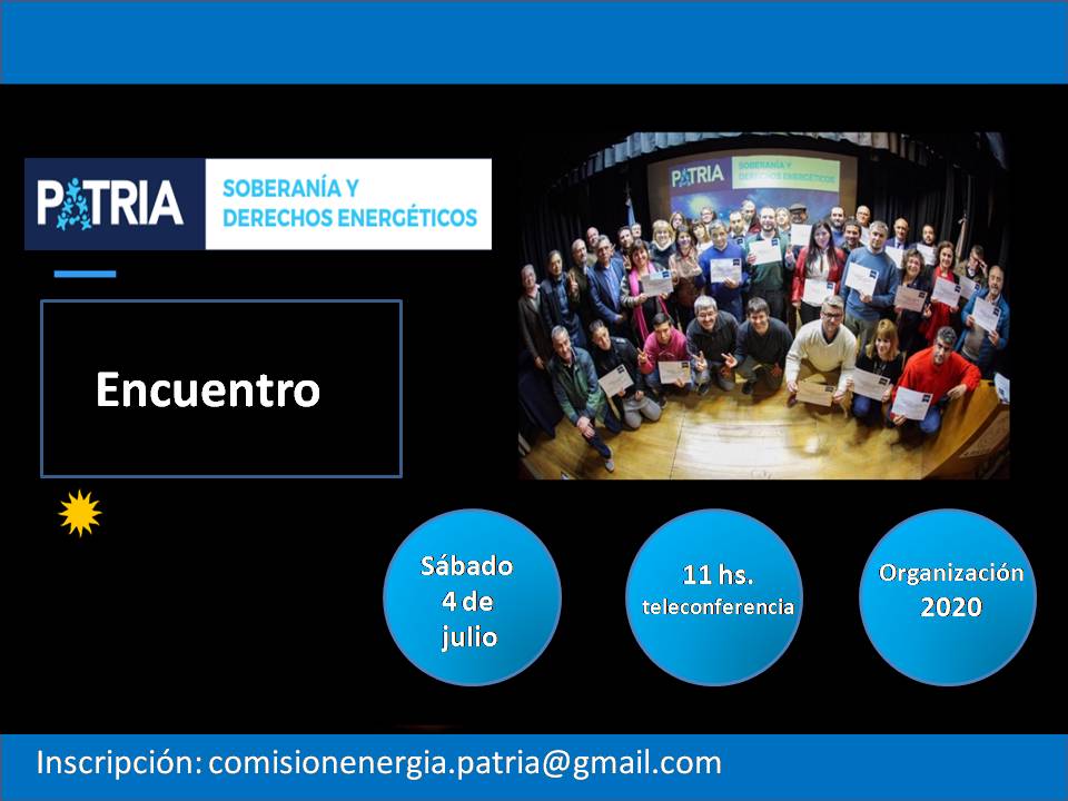 Plenario de la Comisión Soberanía y Derechos Energéticos