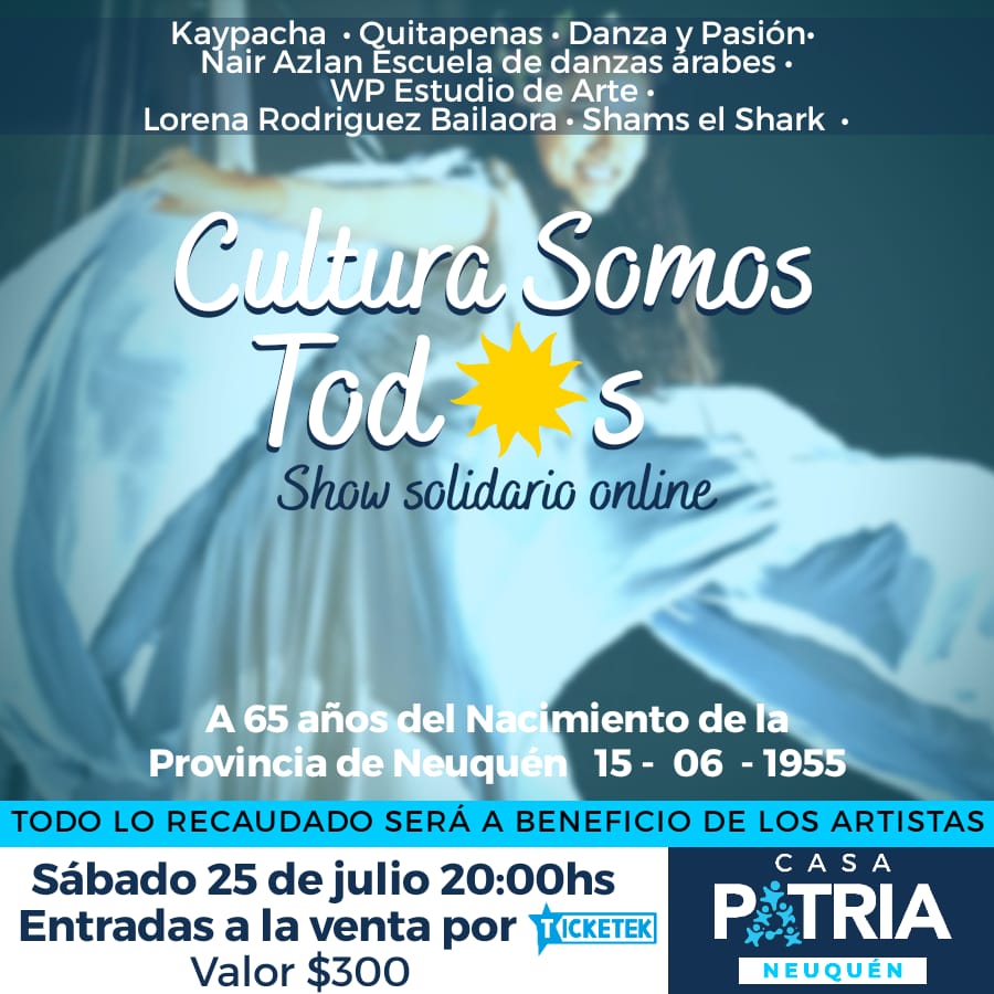 Cultura somos Todxs en Casa Patria Neuquén