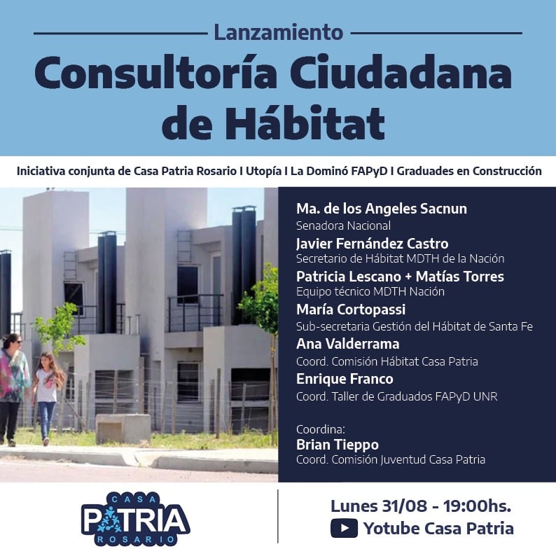 Lanzamiento de la CONSULTORÍA CIUDADANA DE HÁBITAT