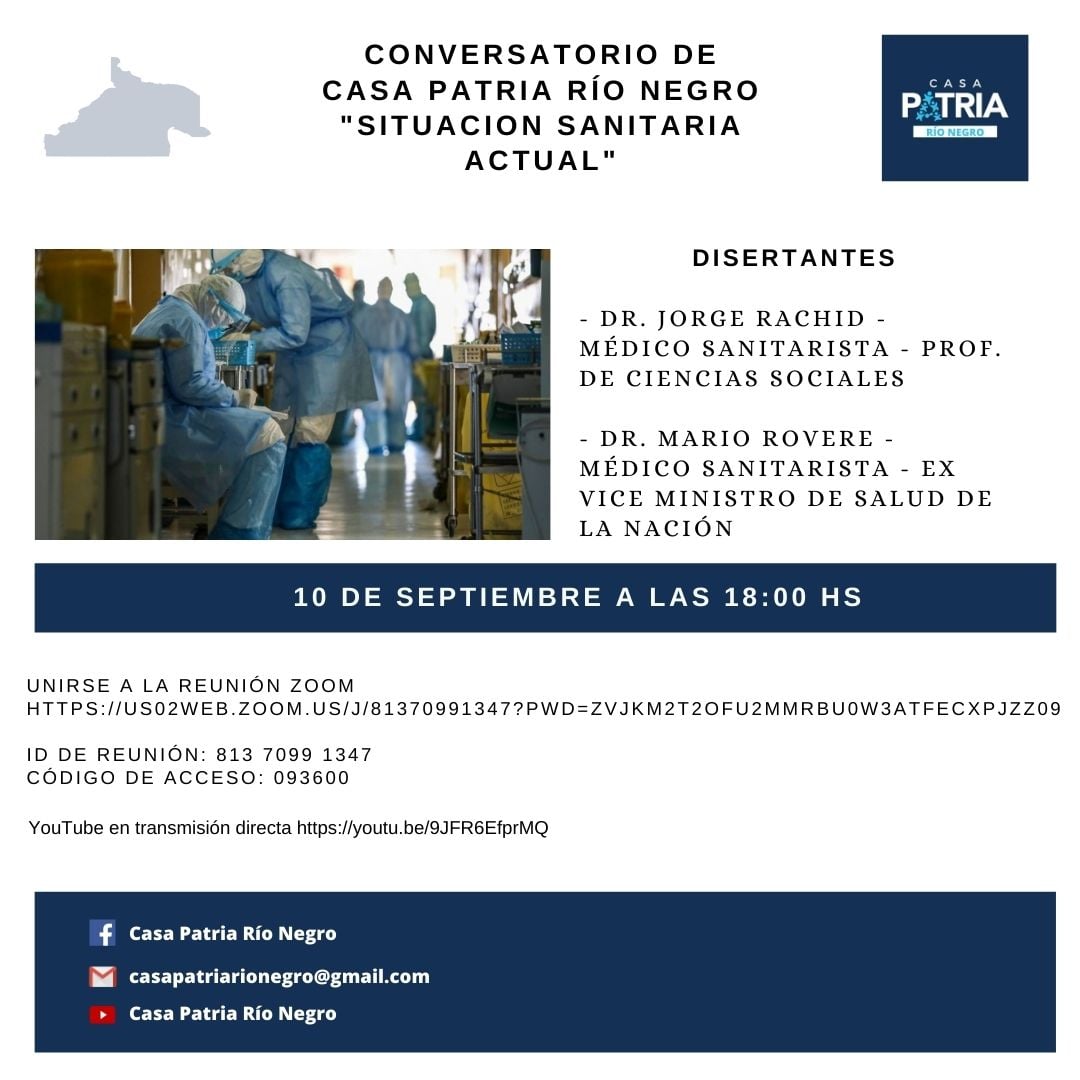 Conversatorio «Situación sanitaria actual»