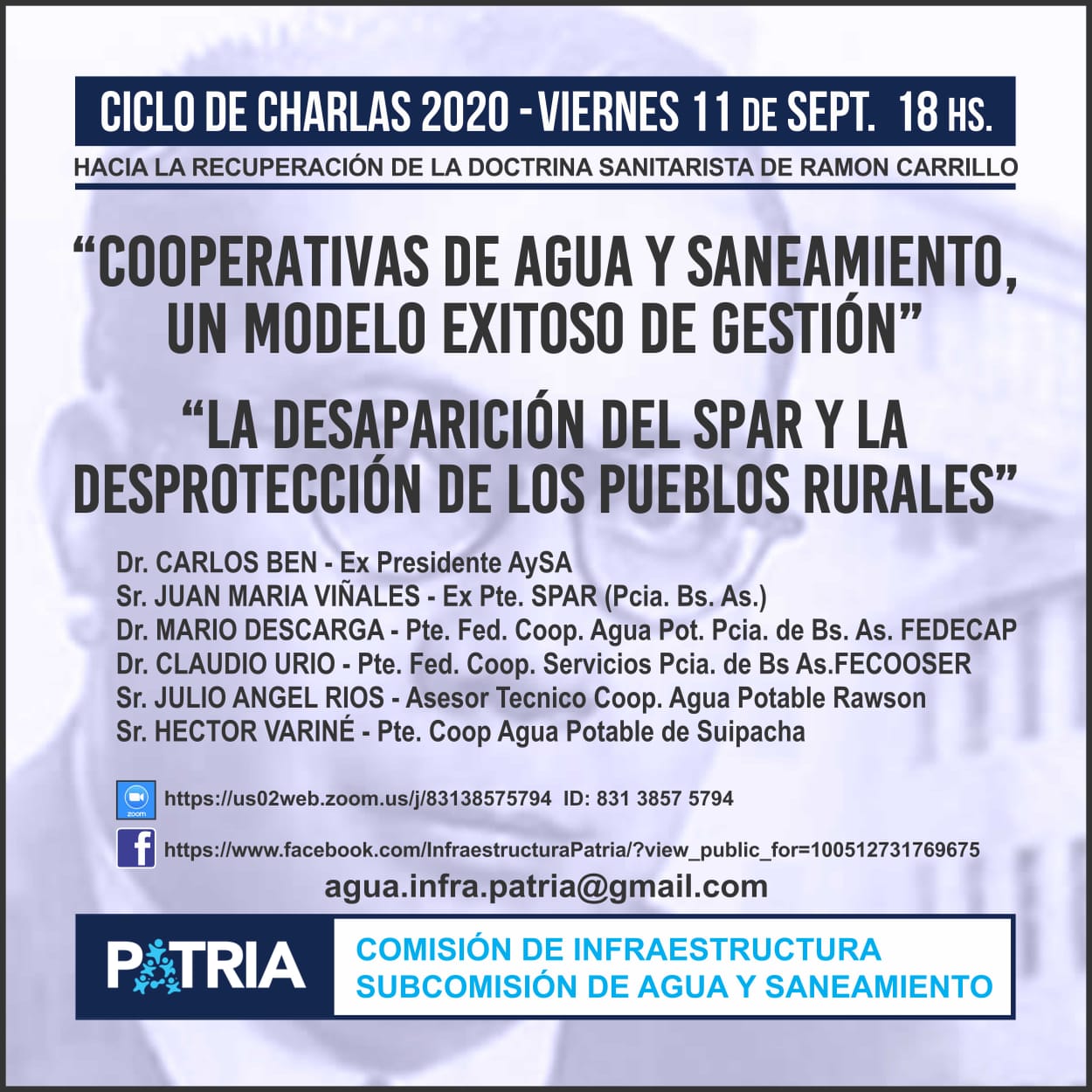 Continúa el ciclo de charlas de la comisión de Infraestructura