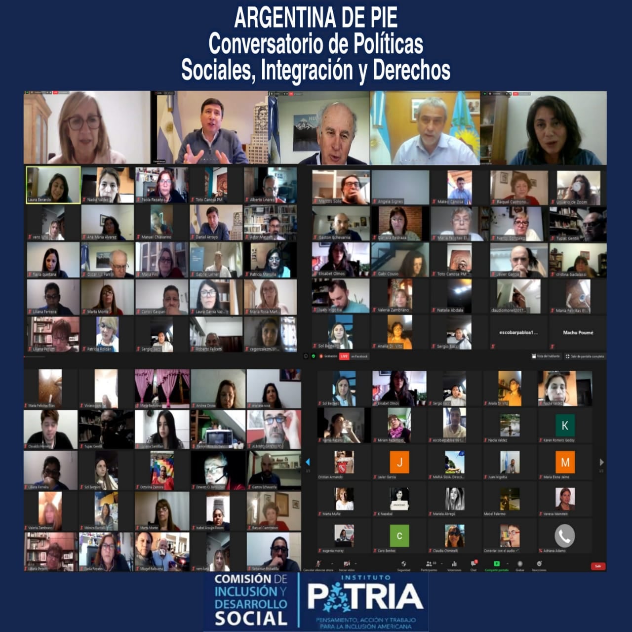 Ciclo de Charlas «ARGENTINA DE PIE»