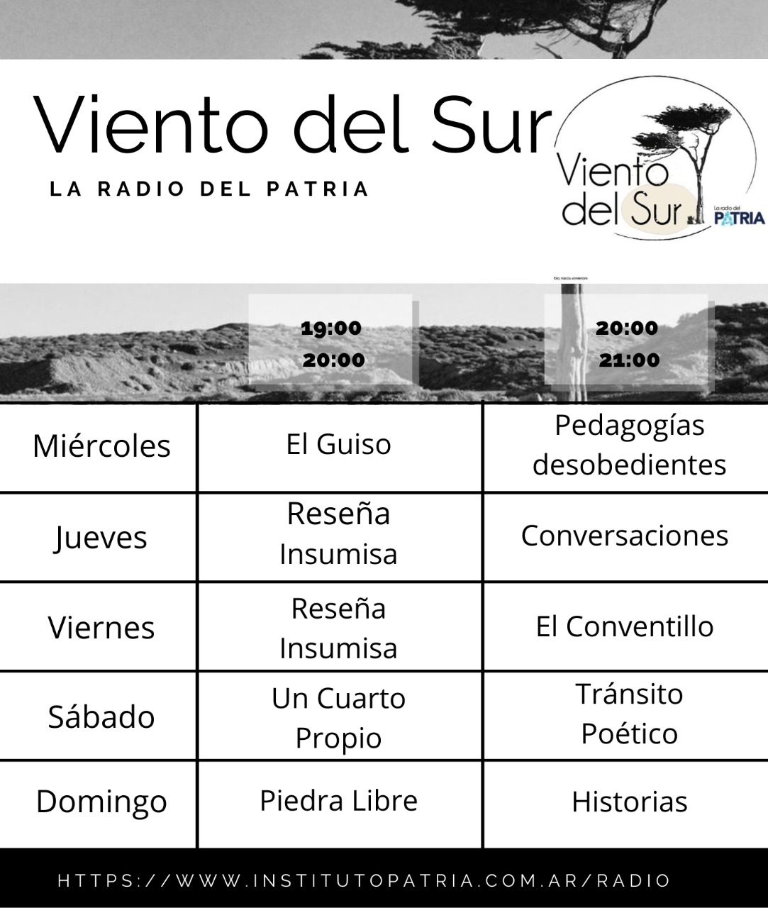 Hoy comienza la programación de Viento del Sur, la radio del Patria.