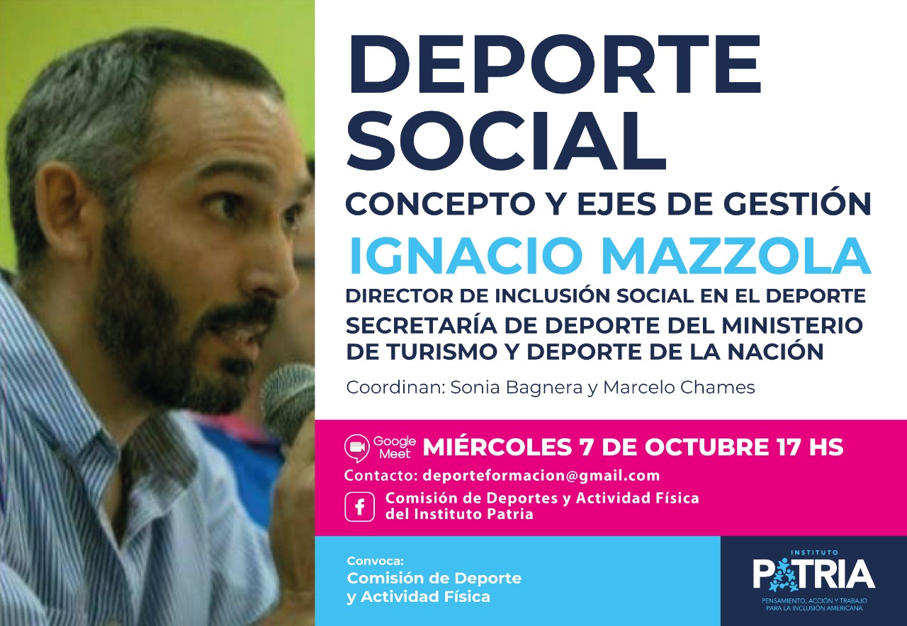 Deporte Social, concepto y ejes de gestión