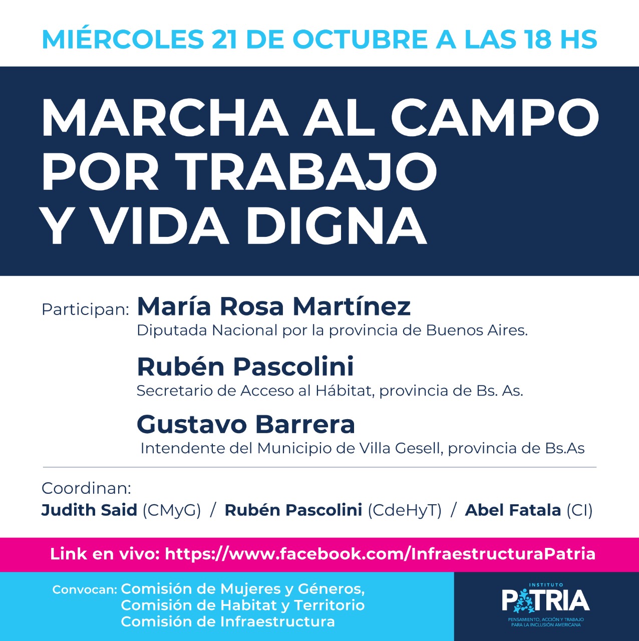 Marcha al Campo por trabajo y vida digna