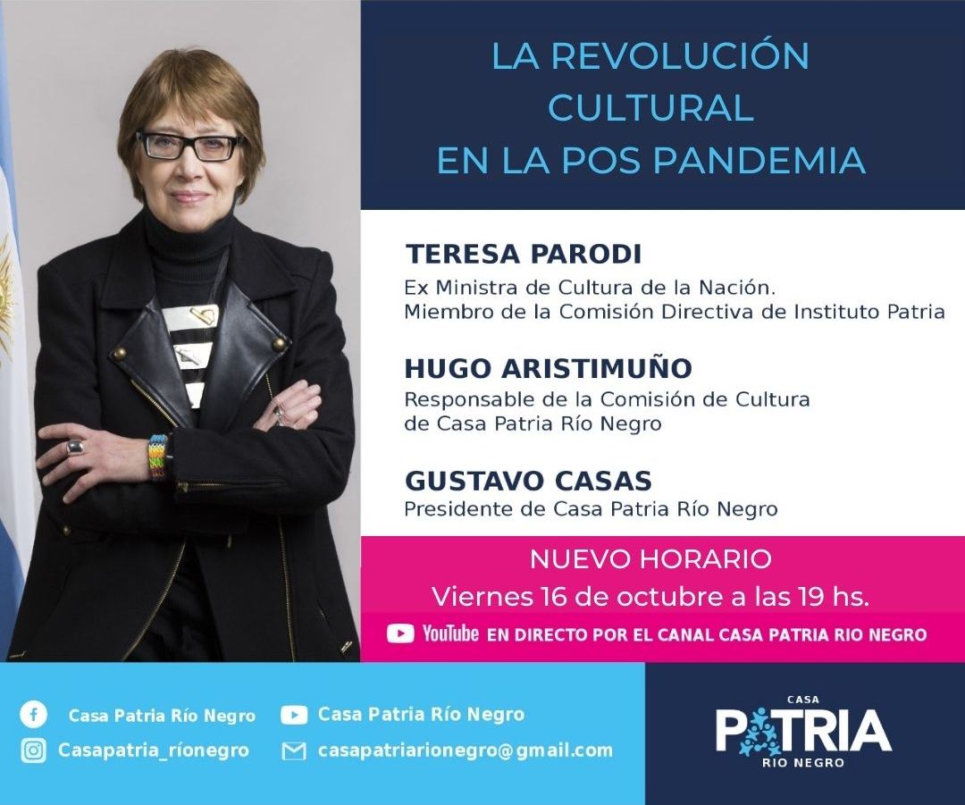 Conversatorio: «La revolución cultural en la pos pandemia»