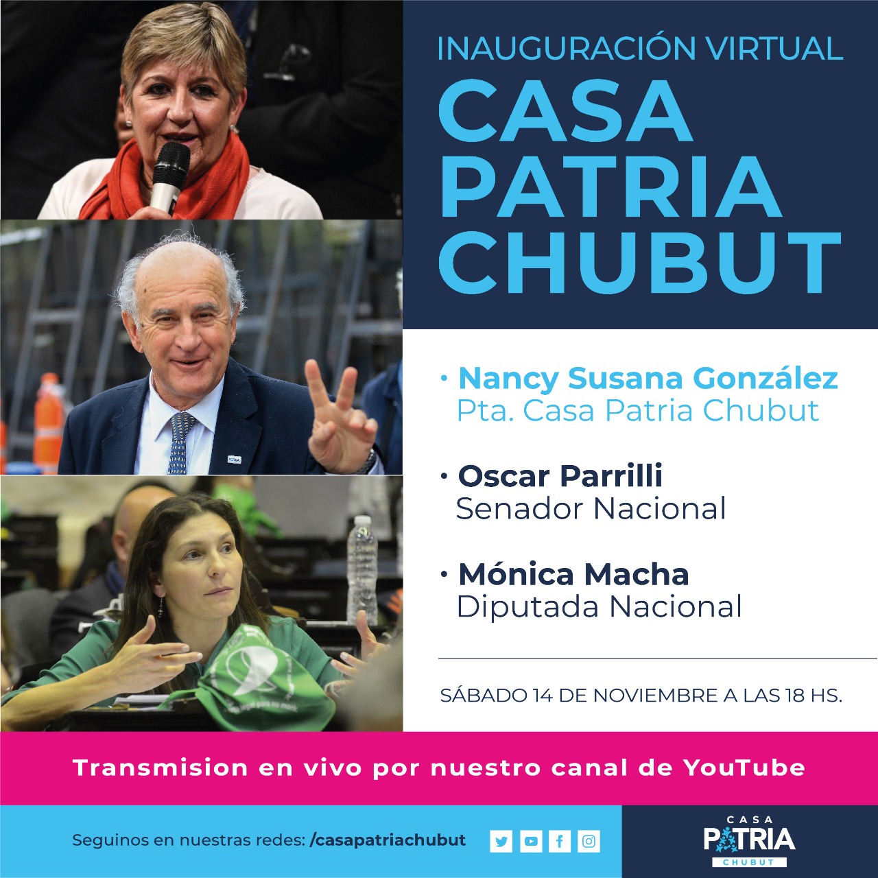 Inauguramos la Casa Patria Chubut