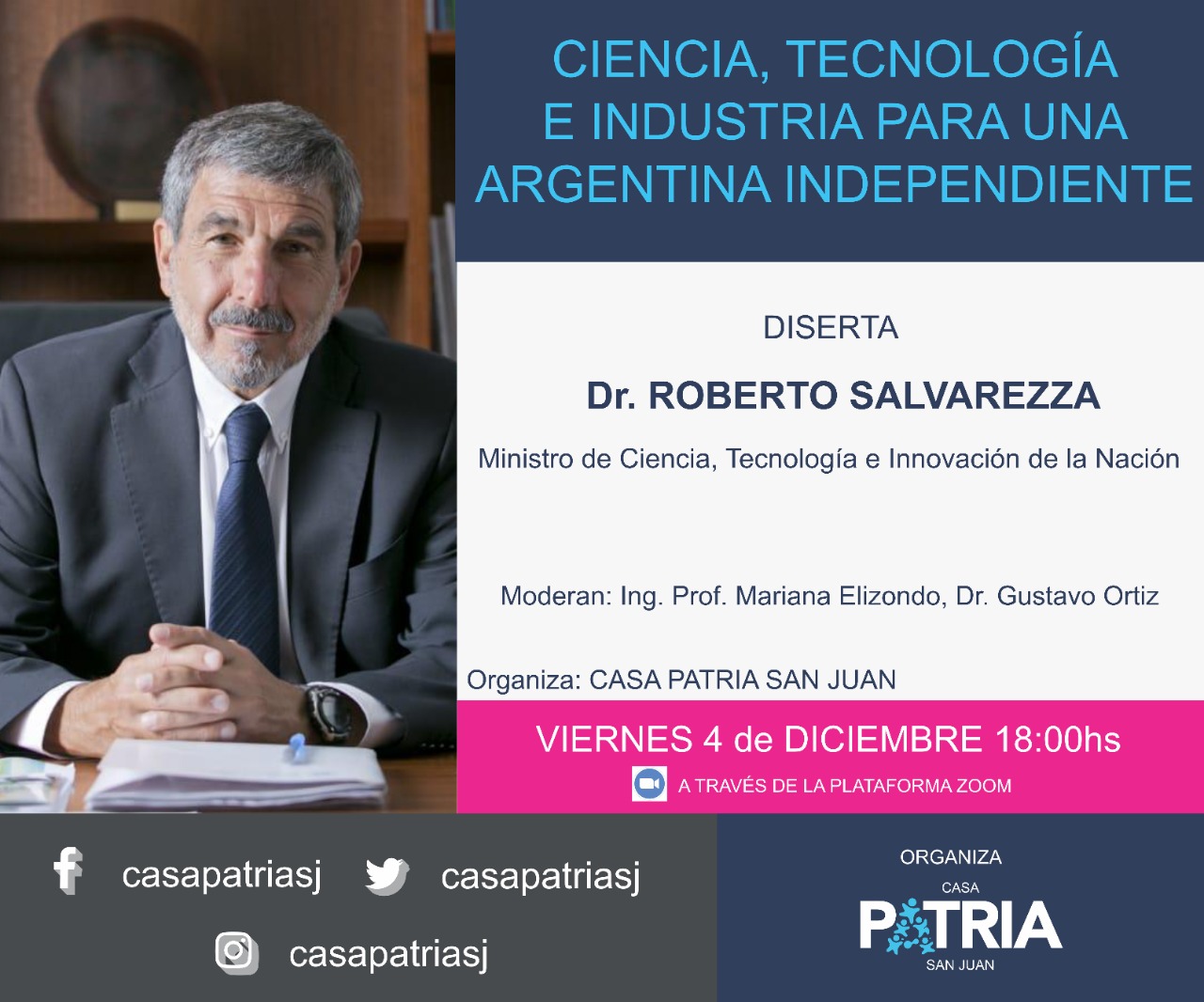 Ciencia, tecnología e industria para una Argentina independiente