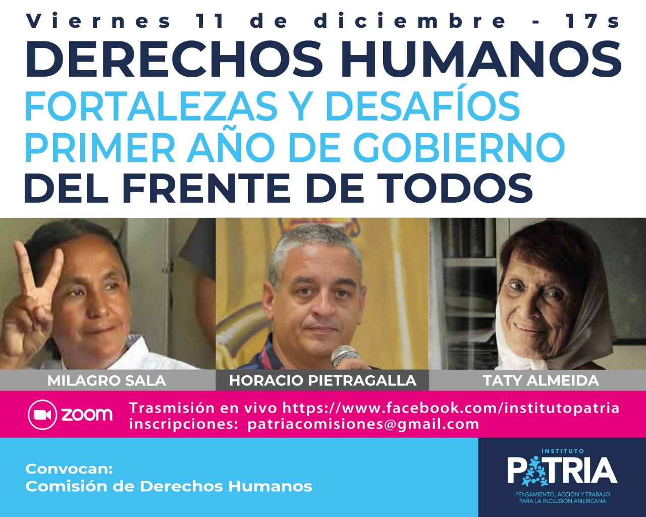 Derechos Humanos: Fortalezas y Desafíos en el primer año de gobierno del Frente de Todos