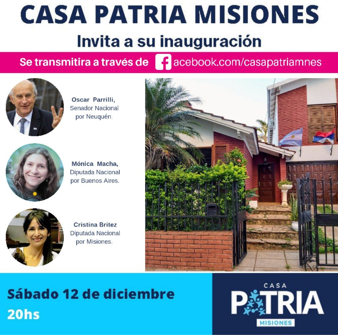 Inauguramos la Casa Patria Misiones