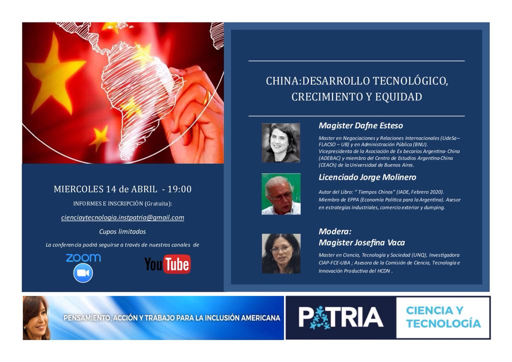 China: desarrollo tecnológico, crecimiento y equidad