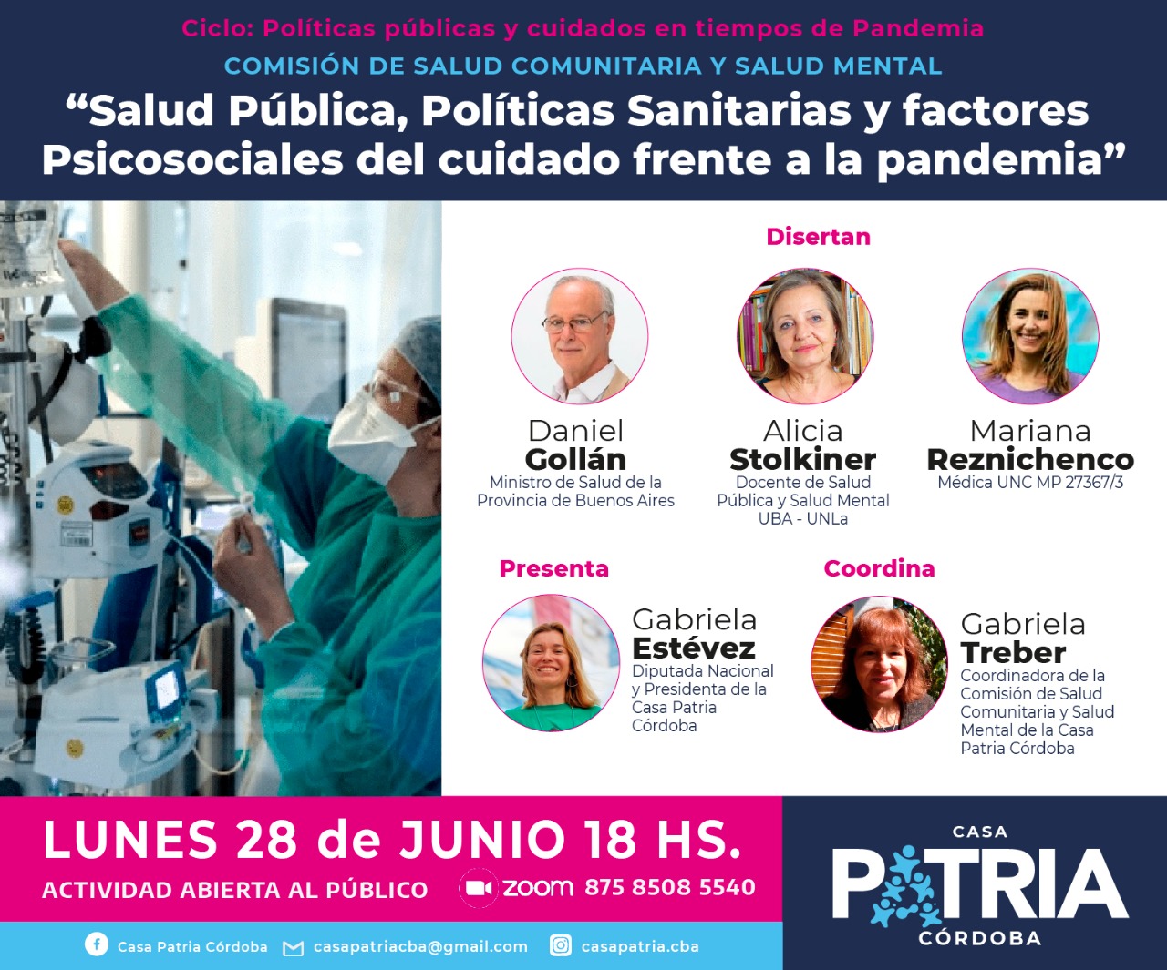 Salud pública, Políticas Sanitarias y factores Psicosociales del cuidado frente a la pandemia