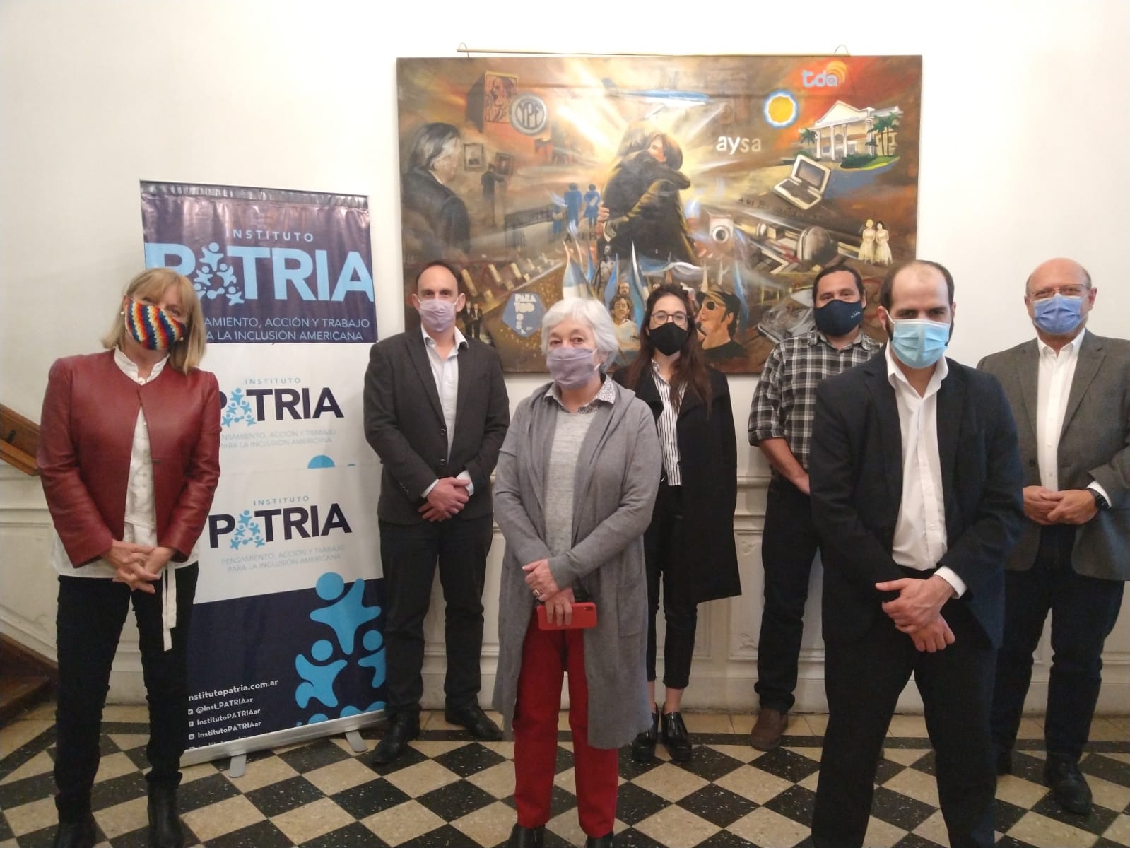 Visita del CIPPEC al Instituto Patria