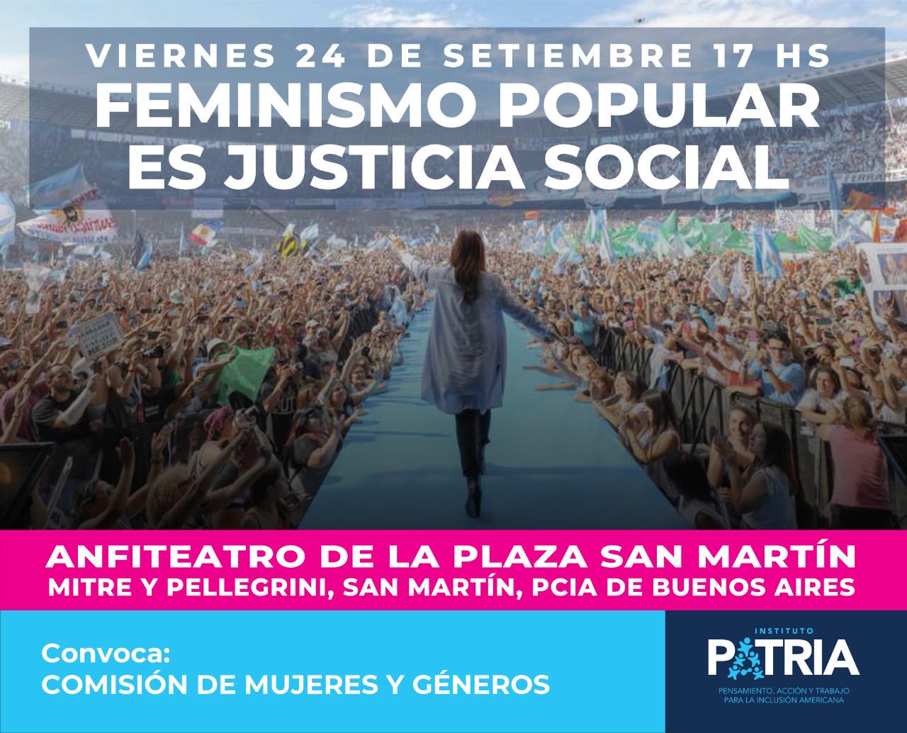 Feminismo popular es justicia social