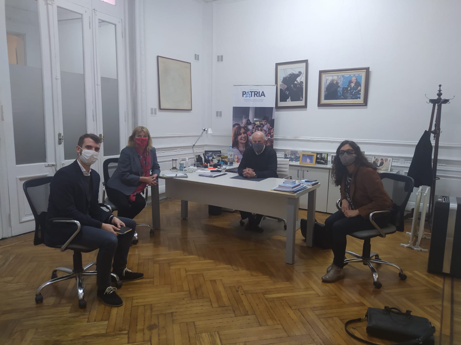Reunión con autoridades de la Escuela de Ciencias Políticas de la Universidad del Salvador