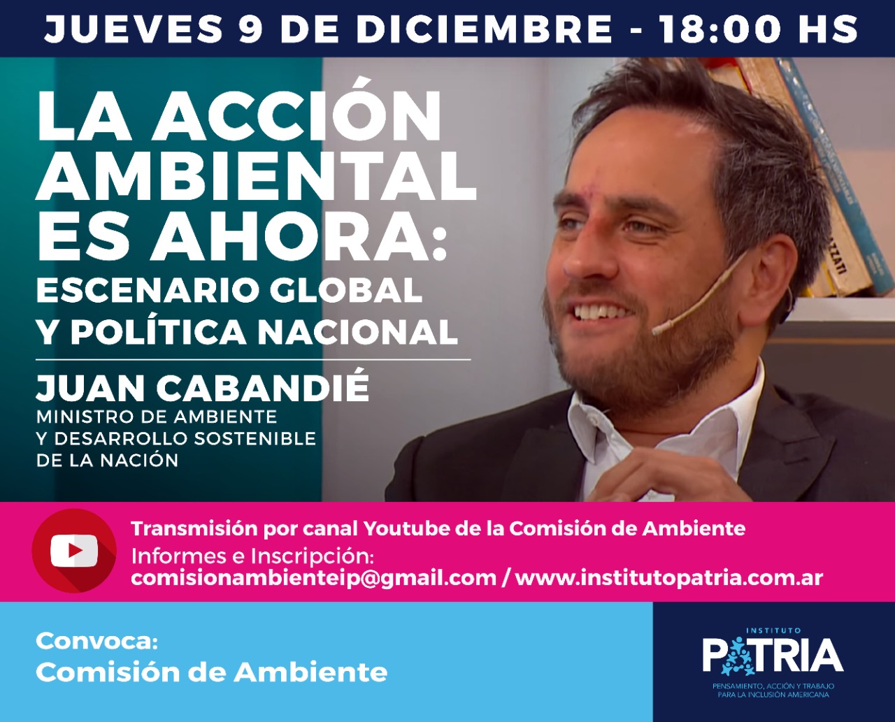 La acción ambiental es ahora: escenario global y política nacional