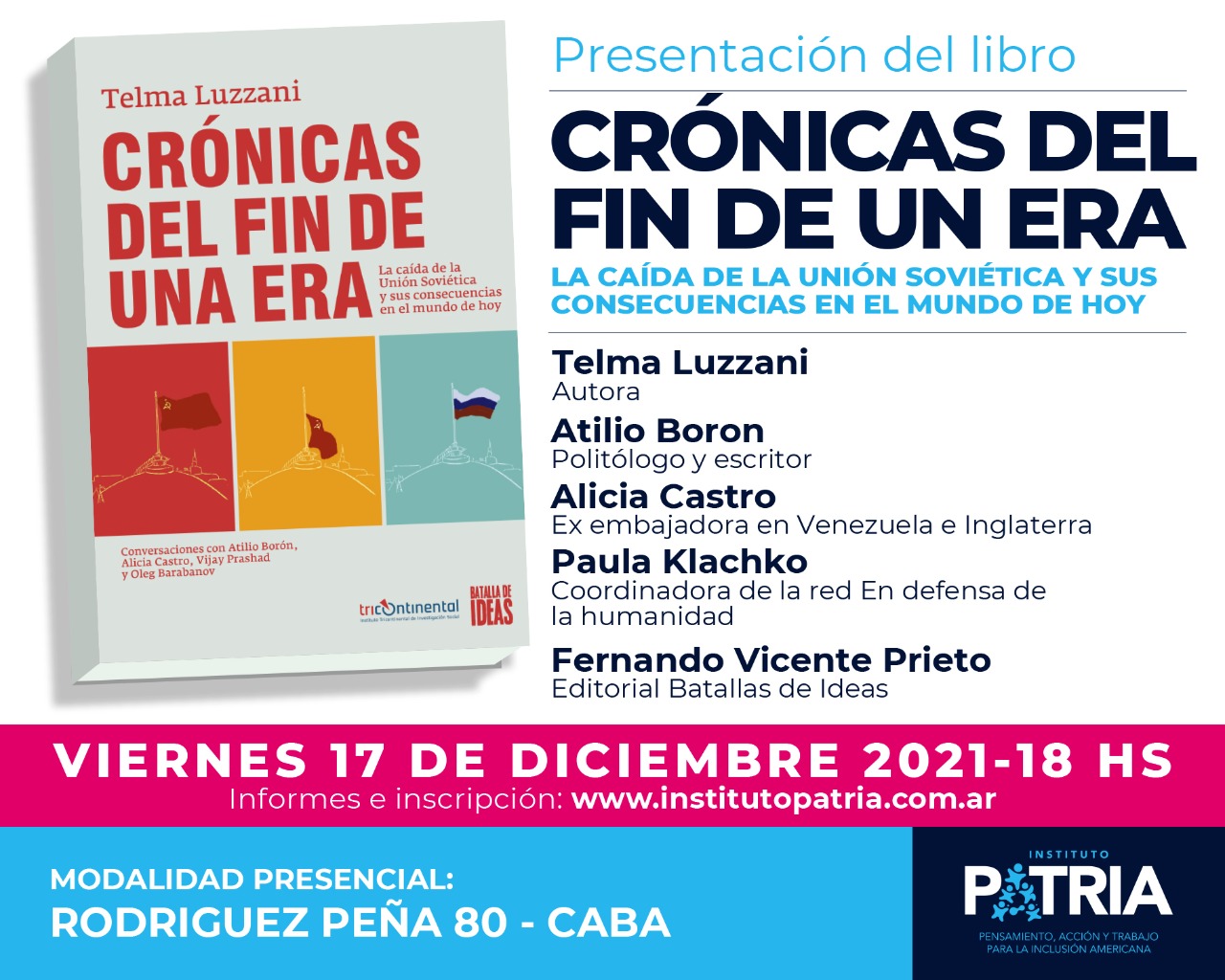 PRESENTACIÓN DEL ÚLTIMO LIBRO DE TELMA LUZZANI