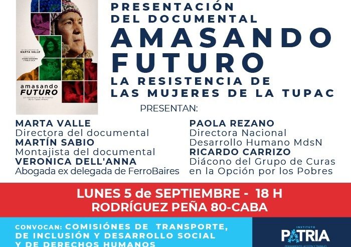 Presentación del documental «Amasando futuro»