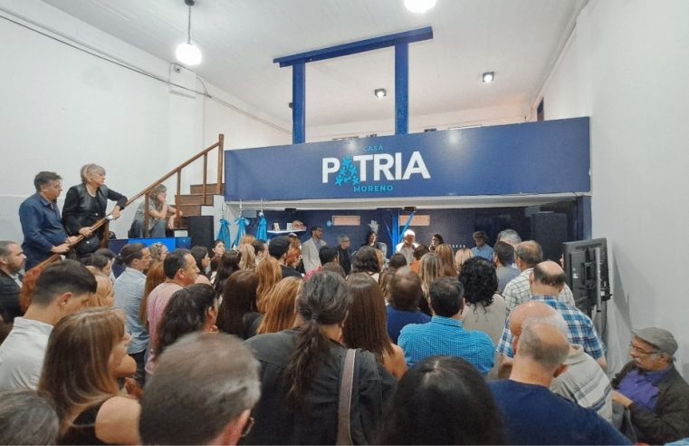 Se inauguró la Casa PATRIA Moreno