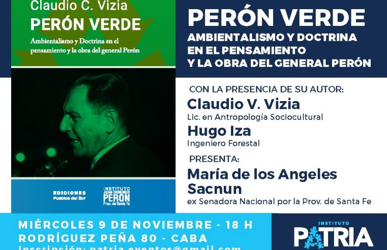 PRESENTACIÓN DEL LIBRO: PERÓN VERDE