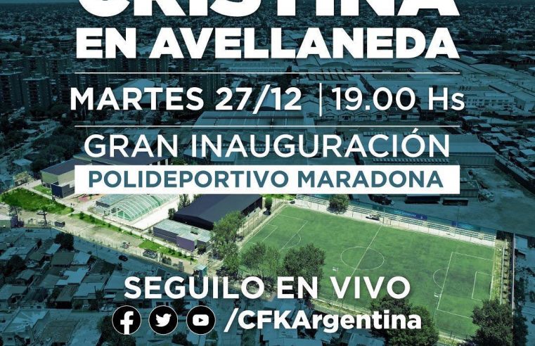 CRISTINA EN AVELLANEDA