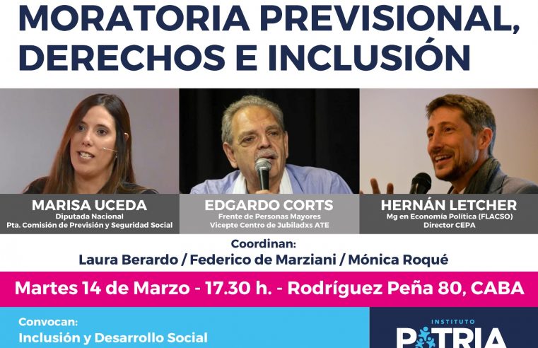 MORATORIA PREVISIONAL, DERECHOS E INCLUSIÓN