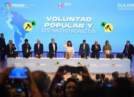 Discurso en el encuentro del Grupo de Puebla “Voluntad popular y democracia. Del partido militar al partido judicial, las amenazas a la Democracia”.
