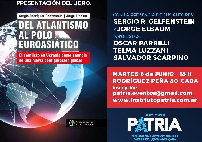 PRESENTACIÓN DEL LIBRO «DEL ATLANTISMO AL POLO EUROASIÁTICO»