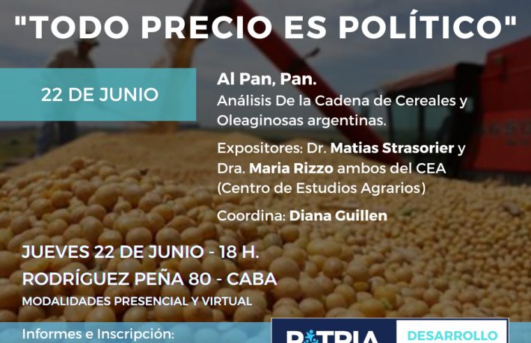 CICLO DE CHARLAS «TODO PRECIO ES POLÍTICO»