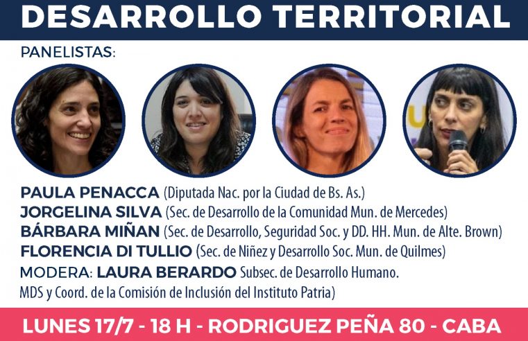 CONVERSATORIO «POLITICAS SOCIALES Y PROYECTO NACIONAL: DESARROLLO TERRITORIAL