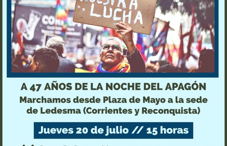 A 47 AÑOS DE LA NOCHE DEL APAGÓN EN LEDESMA