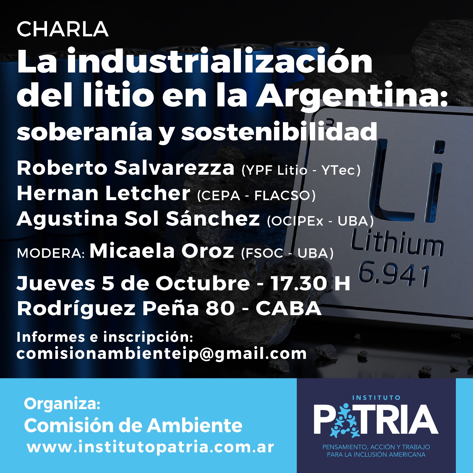 LA INDUSTRIALIZACIÓN DEL LITIO EN LA ARGENTINA: SOBERANÍA Y ...